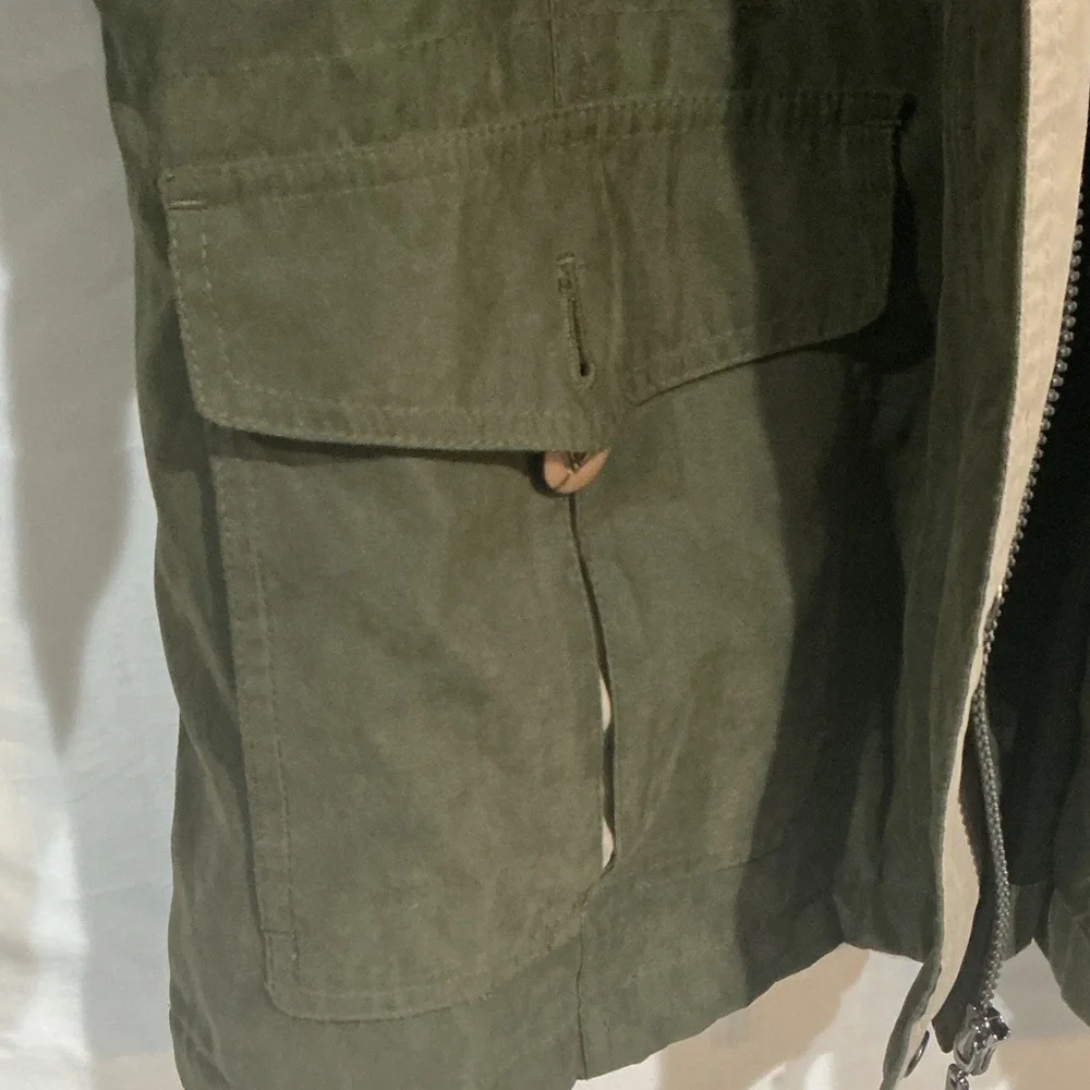 Men's Dark Green Military Field Jacket